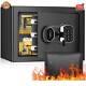 0.8 Cu Ft Digital Keypad Security Home Safe Box With Fireproof Money Box