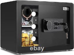 0.8 Cub Safe Box Small Safe with Digital Touch Screen Keypad and Sensitive