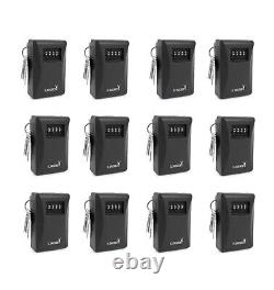 12 PACK Kingsley Guard-a-key Wall Mounted Lock Box, Key Storage Key Box, Large