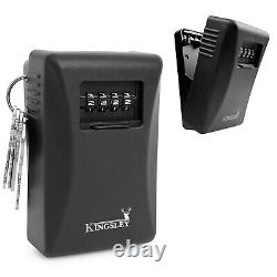 12 PACK Kingsley Guard-a-key Wall Mounted Lock Box, Key Storage Key Box, Large