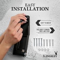 12 PACK Kingsley Guard-a-key Wall Mounted Lock Box, Key Storage Key Box, Large