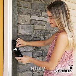 12 PACK Kingsley Guard-a-key Wall Mounted Lock Box, Key Storage Key Box, Large