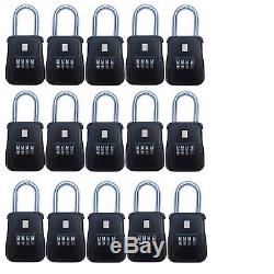 15Pcs 4 Dial Metal Lock Box Key Safe Vault Door Hanger for Realtor Real Estate