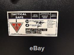 18-Gun Security Tactical Safe Key Lock Electric Cabinet Gun Safe Black New
