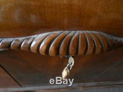 1940s CAVALIER Art Deco Cedar Chest Safe Combo-Key Lock Pattern No. 113