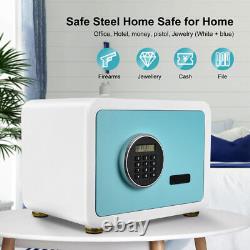 1.02cu. Ft Fireproof Safe Box Digital Keypad Lock Safes Cash Jewelry Home Office