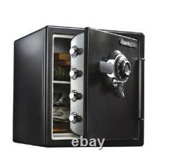1.23 cu. Ft. Fireproof Safe and Waterproof Safe with Dial Combination lock