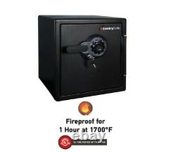 1.23 cu. Ft. Fireproof Safe and Waterproof Safe with Dial Combination lock