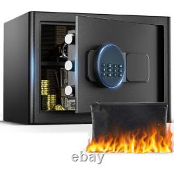 1.2Cub Digital Electronic Safe Box Keypad Lock Security Home Office Gun External