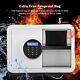 1.2cub Fireproof Lcd Safe Box Digital Keypad Lock For Home Office Cash Security