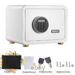 1.2Cub Fireproof LCD Safe Box Digital Keypad Lock For Home Office Cash Security