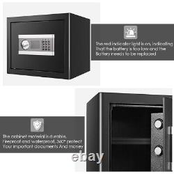 1.2Cub Ft Digital Electronic Safe Box Security Home Office Hotel Gun Keypad Lock