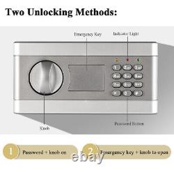 1.2Cub Ft Digital Electronic Safe Box Security Home Office Hotel Gun Keypad Lock