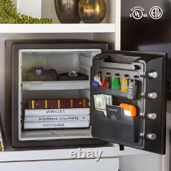 1.2 Cu. Ft. Fireproof & Waterproof Safe with Digital Combination Lock