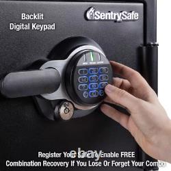 1.2 Cu. Ft. Fireproof & Waterproof Safe with Digital Combination Lock