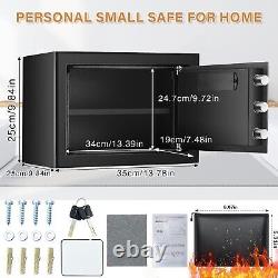 1.2 Cub Home Safe Fireproof Waterproof, Digital Security Cubic, 25EH