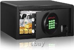 1.2 Cuft Fireproof Safe Box, Anti-Theft Home Safes Fireproof Waterproof with Aut