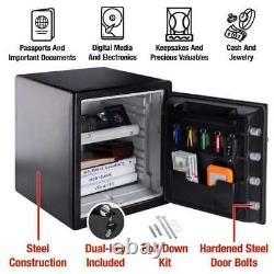 1.2 cu. Ft. Fireproof & Waterproof Safe, Digital Combination Lock