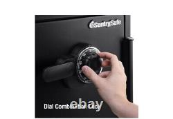 1.2 cu. Ft. Fireproof & Waterproof Safe with Dial Combination Lock Security Box