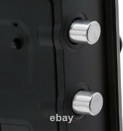 1.2 cu. Ft. Safe Box Steel Fire-Resistant Waterproof Combination Dial Lock Black