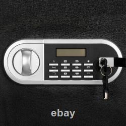1.5L Digital Electronic Safe Box Keypad Lock Security Home Office Hotel Gun Cash