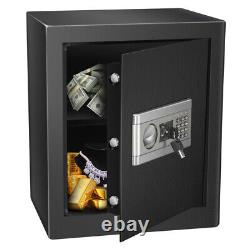 1.72cub Fireproof Safe Box Digital Keypad LED Lock Security Pistol Cash Jewelry