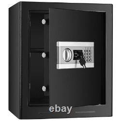 1.7Cu. Ft Large Fireproof Safe Box Digital Keypad Lock LED Cash Home Office Hotel