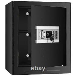 1.7 Cub Digital Safe Box Fireproof Combination Lock Safe W Keypad LED Indicator