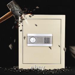 1.87Cub Fireproof Digital Keypad Key Lock LED Indicator Home Safe Box Security