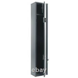 1 Gun Cabinet Security Steel Safe for Rifle Shotgun with Combination Lock 4.27 ft
