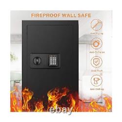25.6 Tall Wall Safes Between the Studs Fireproof, Combination Lock Hidden Sa