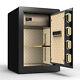 2.04 Cubic Feet Electronic Digital Steel Security Safe With Keypad And Key Lock