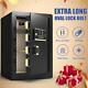 2.04 Cuft Electronic Digital Steel Security Safe Keypad Key Lock For Home Office