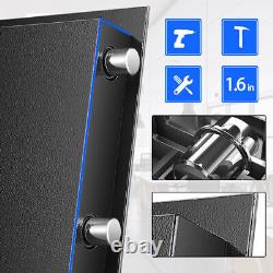 2.08Cu. Ft Large Fireproof Safe Box Digital Keypad Lock LED Cash Jewelry Pistol