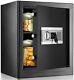 2.0 Cub Safes Box Lock Gun Cabinet Safe Fast Acccess Home Safes Securty Protect
