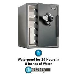 2.0 cu. Ft. Fireproof and Waterproof Safe with Dial Combination Lock
