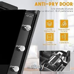 2.2 Cub Safe Box Digital Combination LED Lock Safe Keypad Home Safe For Cash Gun