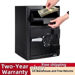 2.3 Cu. Ft Safe Box With Drop Slot Security Business Safe and Lock Box With Digital