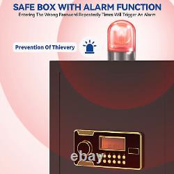 2.5 CuBic Cabinet Safe Digital Keypad Lock Security Safe Box withRemovable Shelf