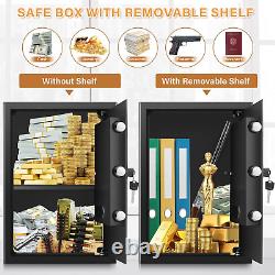 2.5 Cub Large Home Safe Fireproof Waterproof, Anti-Theft Fireproof Safe Box with