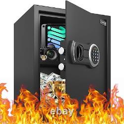 2.5 Cub Safe Box, Money Safe Lock Box with Electronic Digital Keypad for Home