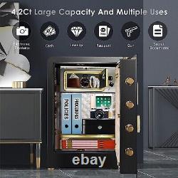 2.5 Cub Safes Box Lock Security Digital LCD Safes Home Office Money Jewelry Box