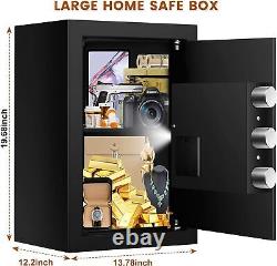 2.6 Cu ft Large Fireproof Safe Box, Combination Lock & Key