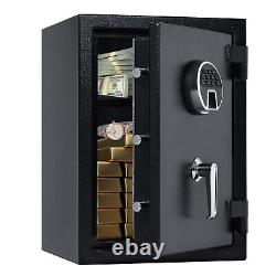 2 Cu. Ft Large Safe Box Digital Keypad Lock Home Security Fireproof & Waterproof