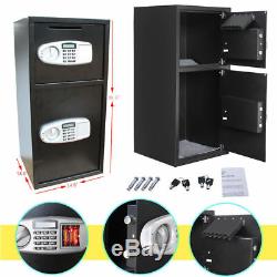 30.5Large Digital Electronic Safe Box Keypad Lock Security Home Office Durable
