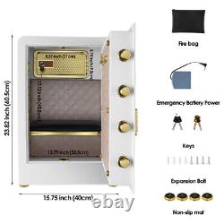 3.2 Cubic Electronic Digital Steel Security Safe with Keypad &Lock BOX Home Office