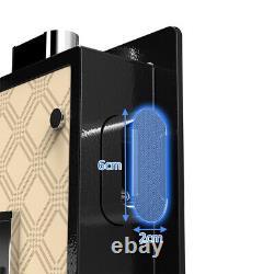 3.45 Cub Large Digital Safe Box Keypad Lock Security Home Cash Safe With Key US