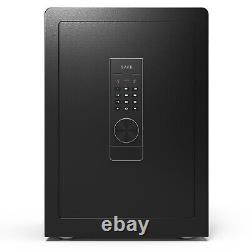 3.45 Cub Large Digital Safe Box Keypad Lock Security Home Cash Safe With Key US