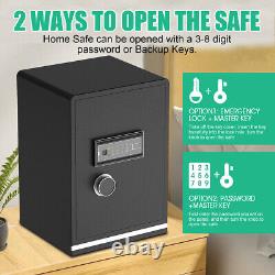 3.4 Cub Large Safe Box, Security Home Safe with LCD Display Inner Cabinet Box