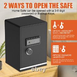 3.4 Cub Safe Box Large Safe with Hidden Compartment / Backlit Keypad Gun Cabinet